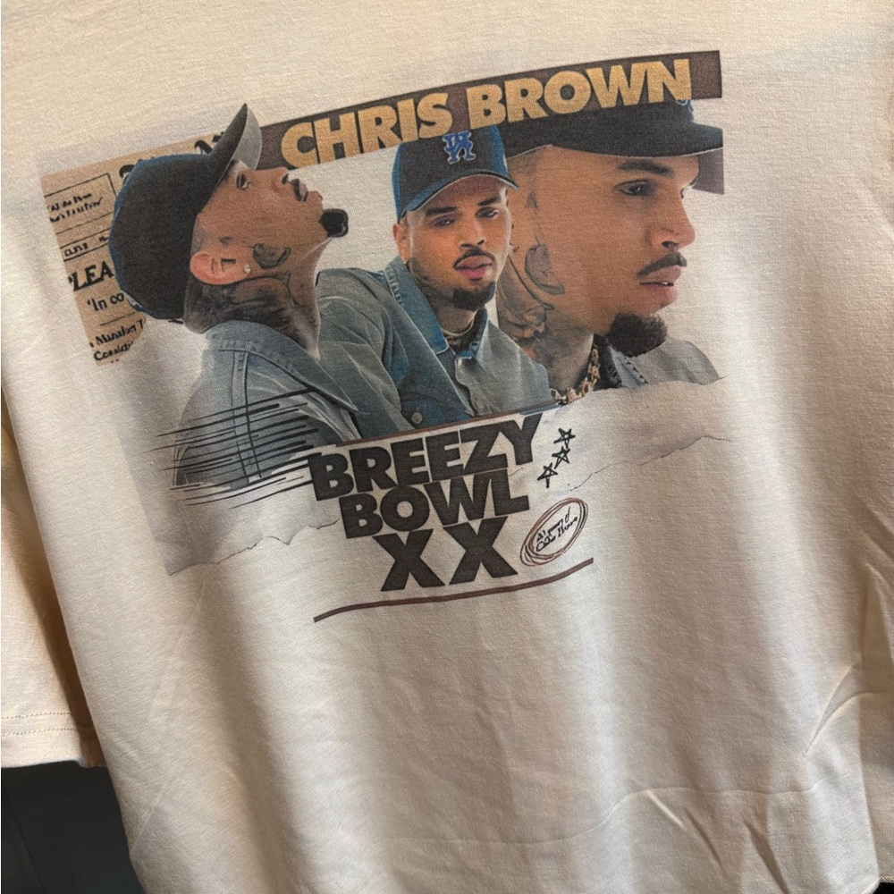 Cream Women’s Crop Tie T-shirt